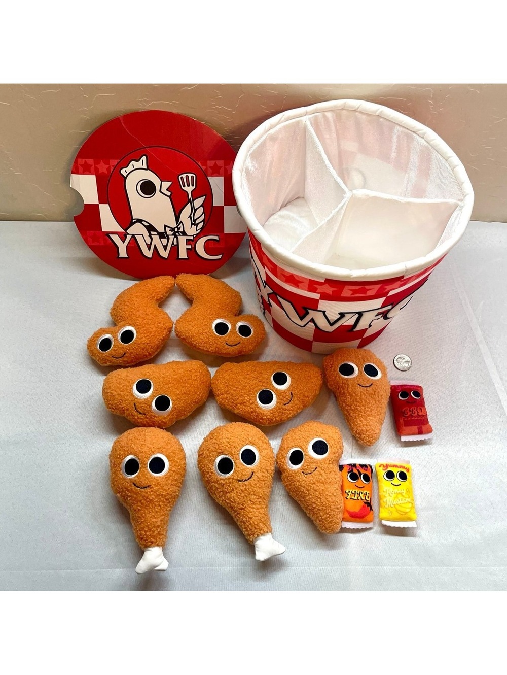 Yummy World Bertha The Bucket of Fried Chicken Plush